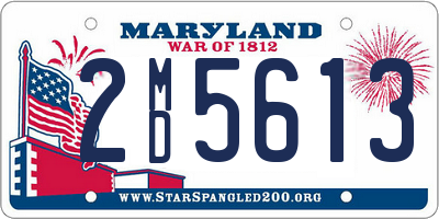 MD license plate 2MD5613