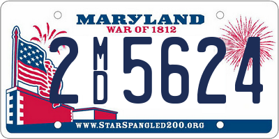 MD license plate 2MD5624