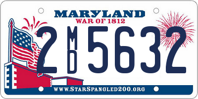 MD license plate 2MD5632