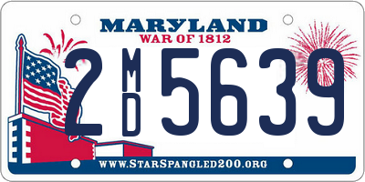 MD license plate 2MD5639