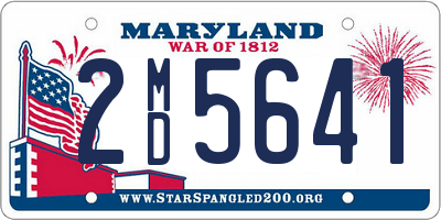 MD license plate 2MD5641