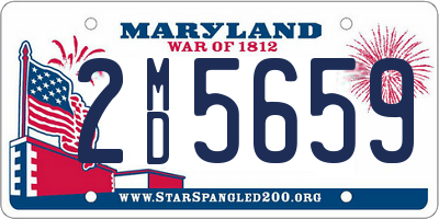 MD license plate 2MD5659