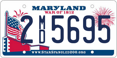 MD license plate 2MD5695