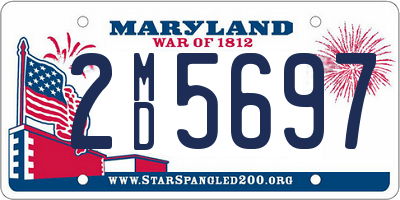 MD license plate 2MD5697