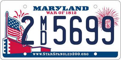 MD license plate 2MD5699