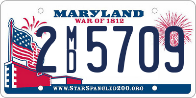 MD license plate 2MD5709