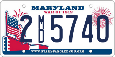 MD license plate 2MD5740