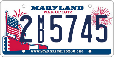 MD license plate 2MD5745