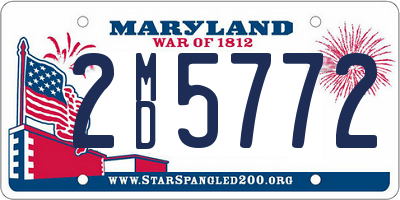 MD license plate 2MD5772