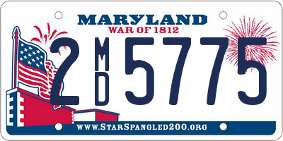 MD license plate 2MD5775