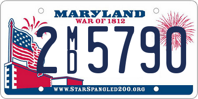 MD license plate 2MD5790