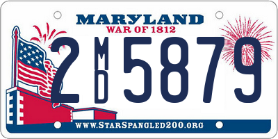 MD license plate 2MD5879