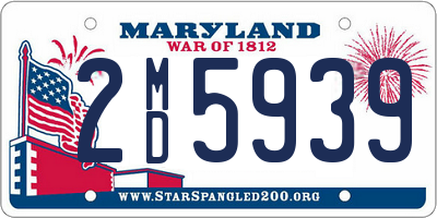 MD license plate 2MD5939