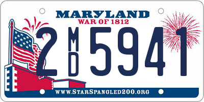 MD license plate 2MD5941