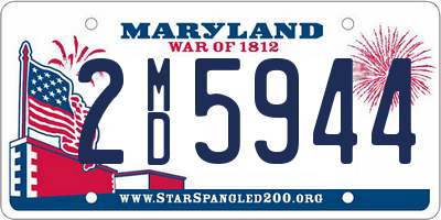 MD license plate 2MD5944