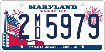 MD license plate 2MD5979