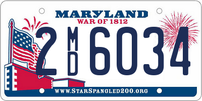 MD license plate 2MD6034