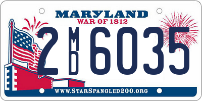 MD license plate 2MD6035