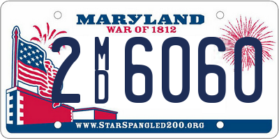 MD license plate 2MD6060