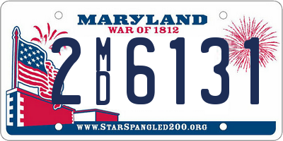 MD license plate 2MD6131