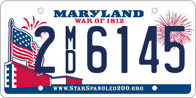 MD license plate 2MD6145