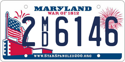 MD license plate 2MD6146