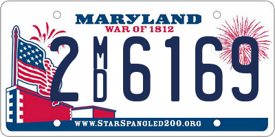 MD license plate 2MD6169