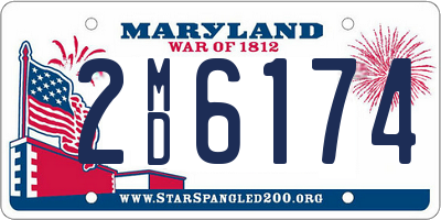 MD license plate 2MD6174