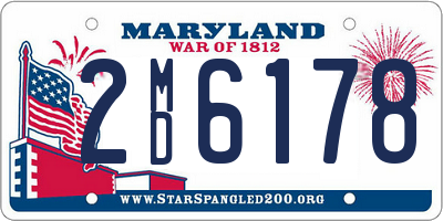 MD license plate 2MD6178