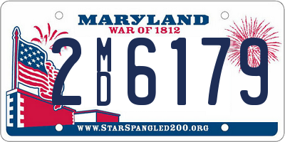 MD license plate 2MD6179