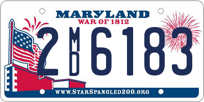 MD license plate 2MD6183