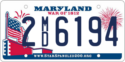 MD license plate 2MD6194