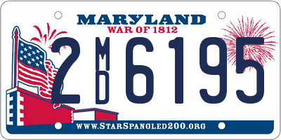 MD license plate 2MD6195