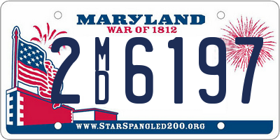 MD license plate 2MD6197