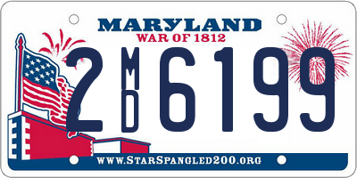 MD license plate 2MD6199