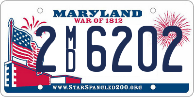 MD license plate 2MD6202