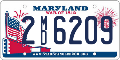 MD license plate 2MD6209