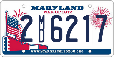 MD license plate 2MD6217