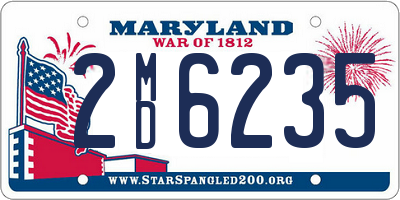 MD license plate 2MD6235