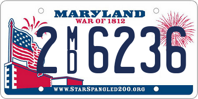 MD license plate 2MD6236