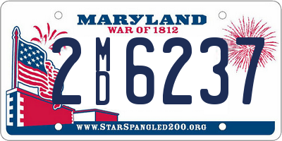 MD license plate 2MD6237