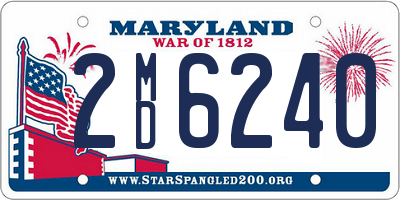 MD license plate 2MD6240