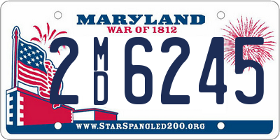 MD license plate 2MD6245