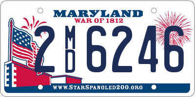 MD license plate 2MD6246