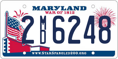 MD license plate 2MD6248