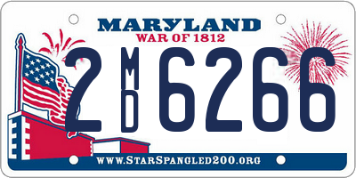 MD license plate 2MD6266