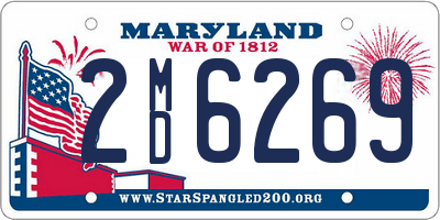 MD license plate 2MD6269