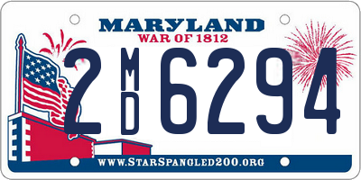 MD license plate 2MD6294