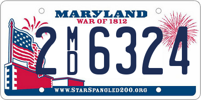 MD license plate 2MD6324