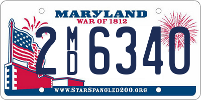 MD license plate 2MD6340